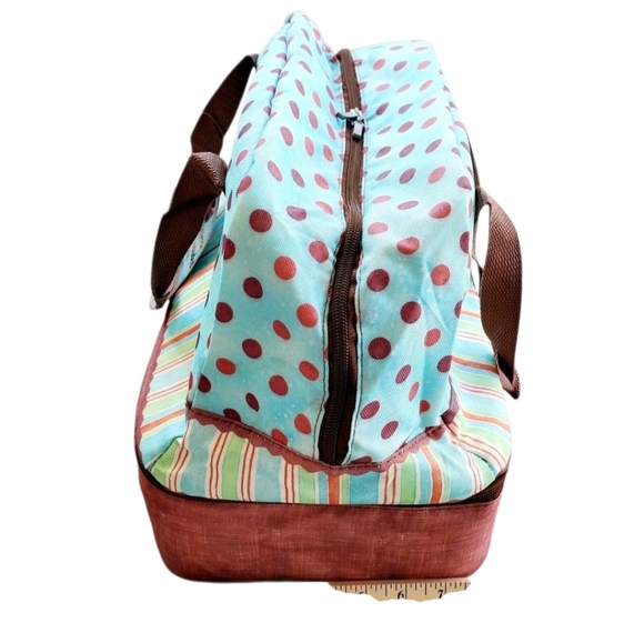 Deluxe Insulated Potluck Carrier Bag With Ceramic Dish New With Tag. - Picture 13 of 16